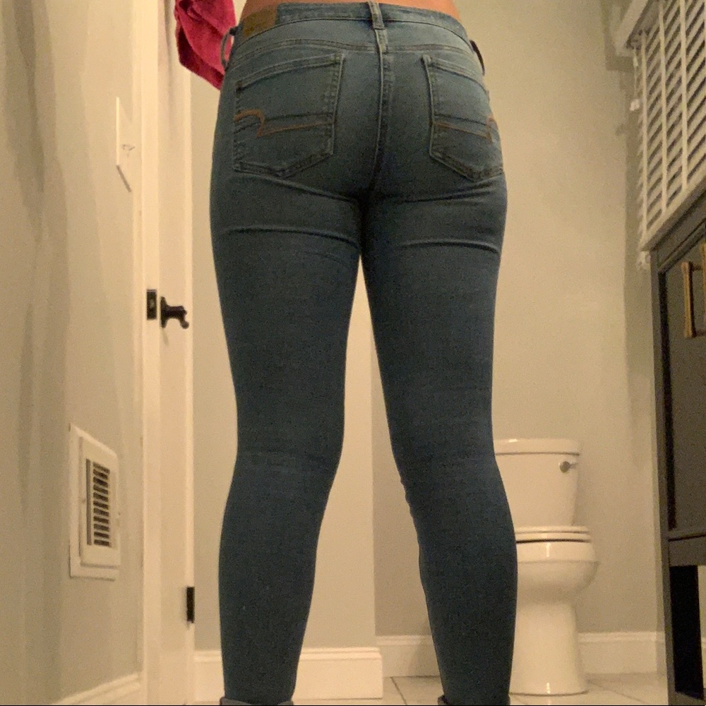 Size 4 regular blue jeans from American Eagle